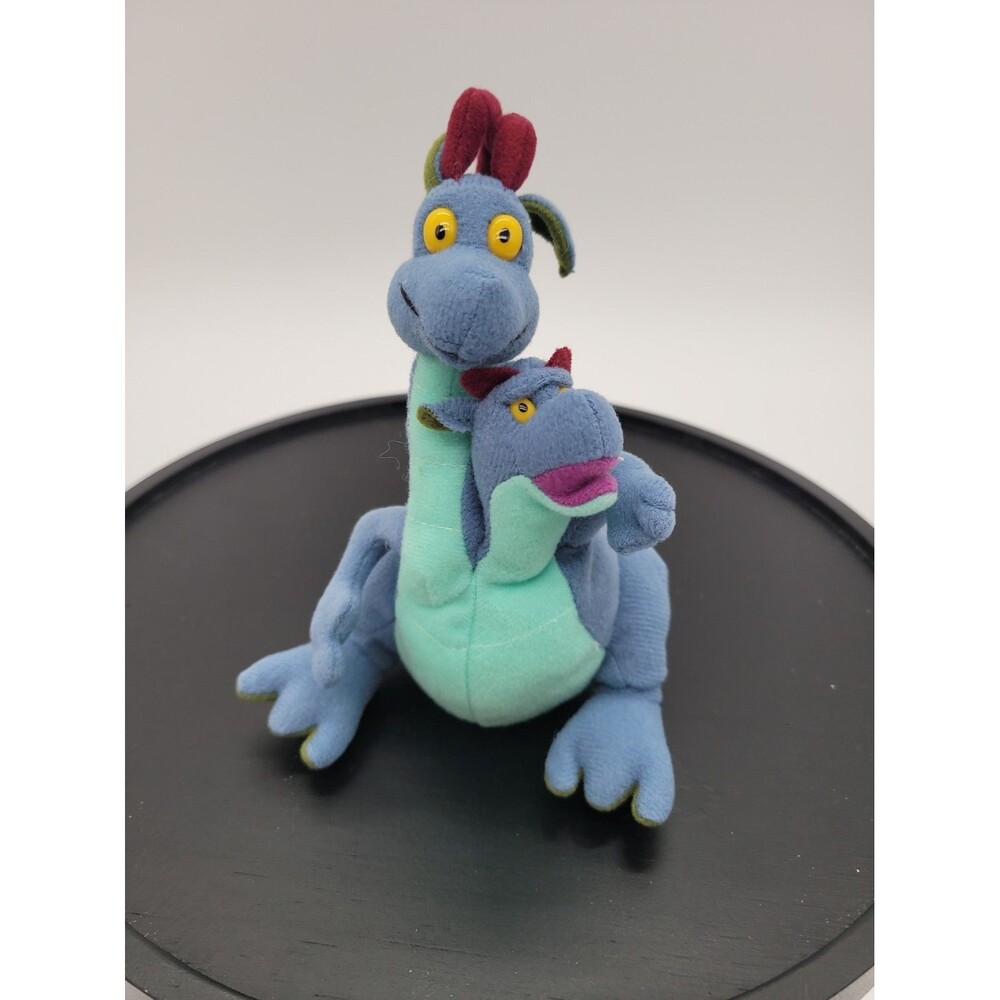 Vintage 1998 Quest For Camelot 2 Devon & Cornwall Two Headed Dragon 7" Plush